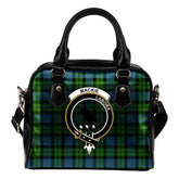 MacKie Tartan Crest Shoulder Handbag