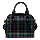 Rose Hunting Modern Tartan Plaid Shoulder Handbag