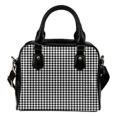 Shepherd Tartan Plaid Shoulder Handbag