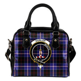 Dunlop Modern Tartan Crest Shoulder Handbag