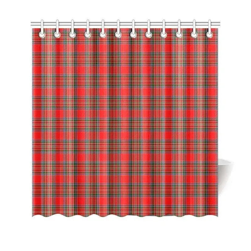 Macbean Modern Tartan Plaid Shower Curtain