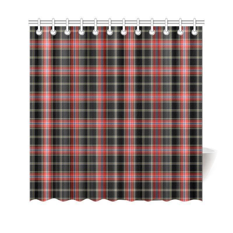 Norwegian Night Tartan Plaid Shower Curtain