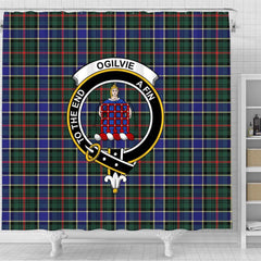 Ogilvie Tartan Crest Shower Curtain