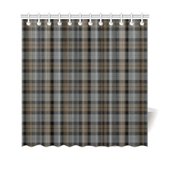 Mackay Weathered Tartan Plaid Shower Curtain