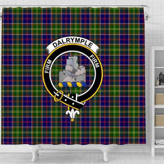 Dalrymple Tartan Crest Shower Curtain