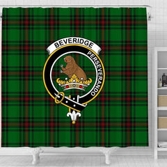 Beveridge Tartan Crest Shower Curtain