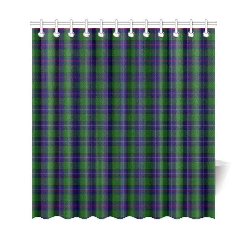 Shaw Modern Tartan Plaid Shower Curtain