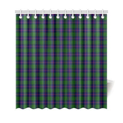 Shaw Modern Tartan Plaid Shower Curtain