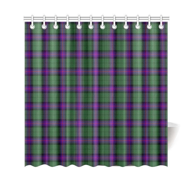 Armstrong Modern Tartan Plaid Shower Curtain