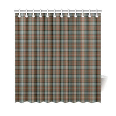 Fergusson Weathered Tartan Plaid Shower Curtain