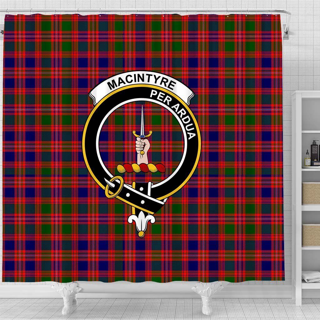 MacIntyre Tartan Crest Shower Curtain
