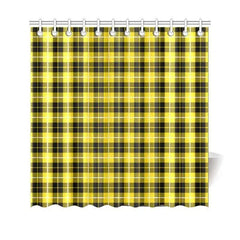 Barclay Dress Modern Tartan Plaid Shower Curtain