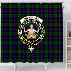 Urquhart Tartan Crest Shower Curtain