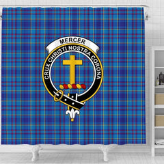 Mercer Tartan Crest Shower Curtain