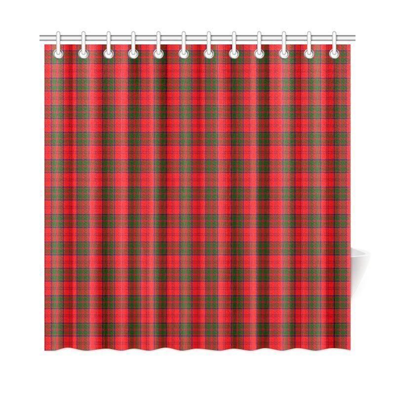 Grant Modern Tartan Plaid Shower Curtain