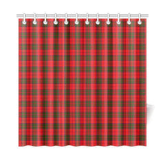 Grant Modern Tartan Plaid Shower Curtain