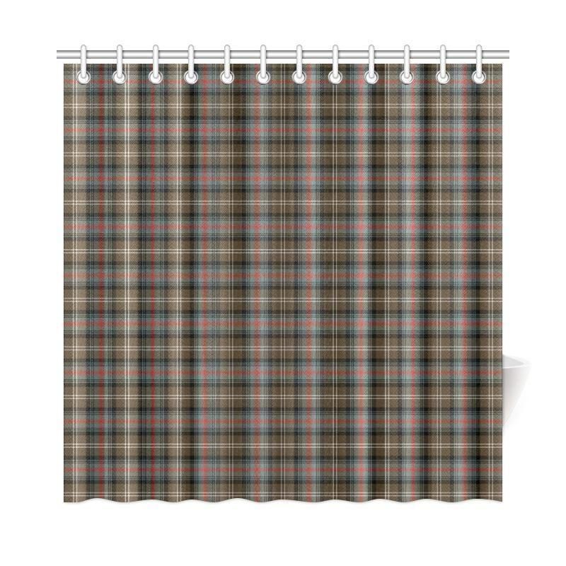 Sutherland Weathered Tartan Plaid Shower Curtain