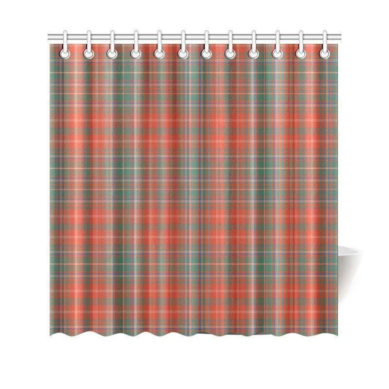 Macdougall Ancient Tartan Plaid Shower Curtain