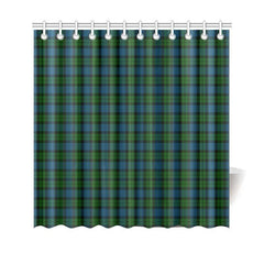 Mackay Modern Tartan Plaid Shower Curtain