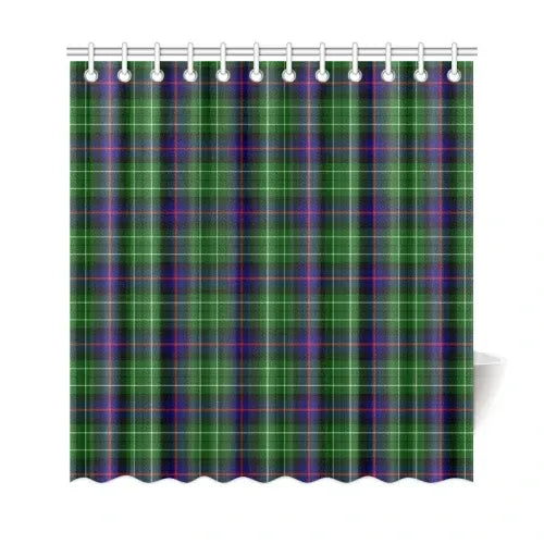 Leslie Hunting Tartan Plaid Shower Curtain
