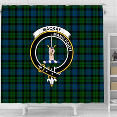MacKay Tartan Crest Shower Curtain