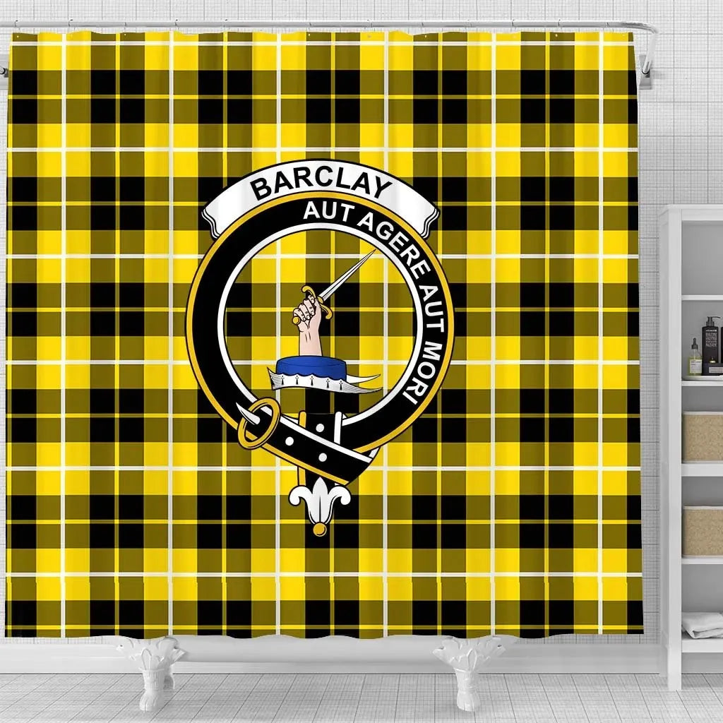 Barclay Tartan Crest Shower Curtain