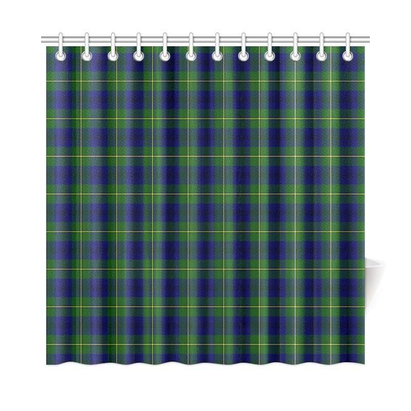 Johnston Modern Tartan Plaid Shower Curtain