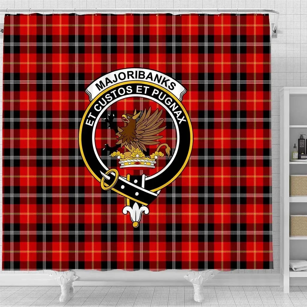 Majoribanks Tartan Crest Shower Curtain