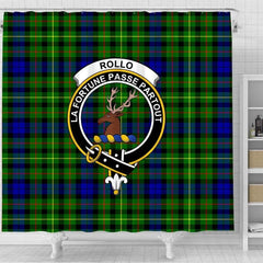 Rollo Tartan Crest Shower Curtain