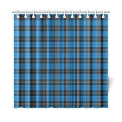 Ramsay Blue Ancient Tartan Plaid Shower Curtain