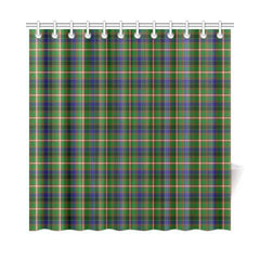 Reid Green Tartan Plaid Shower Curtain