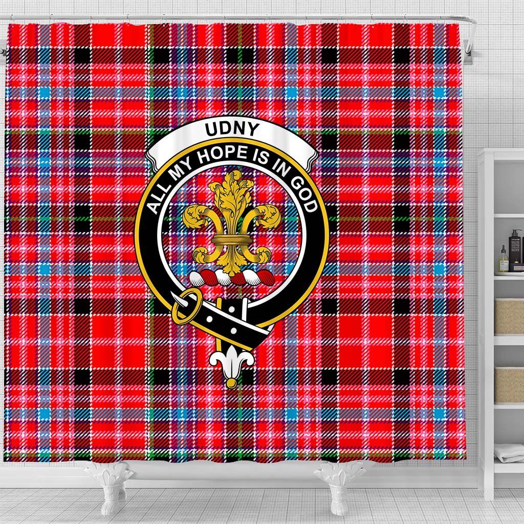 Udny Tartan Crest Shower Curtain