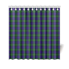 Mackinlay Modern Tartan Plaid Shower Curtain