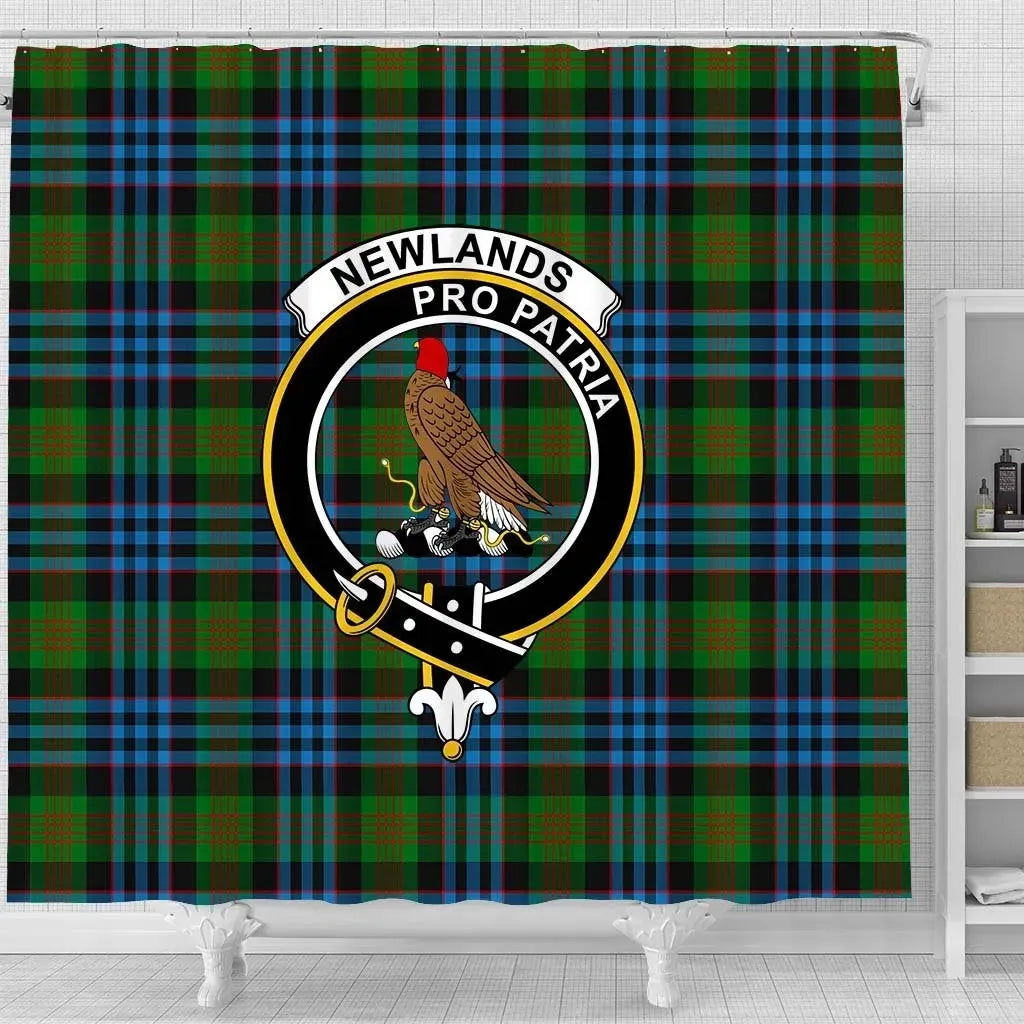 Newlands Tartan Crest Shower Curtain