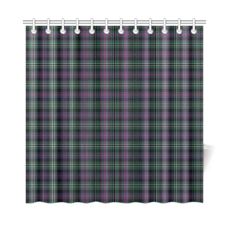 Rose Hunting Modern Tartan Plaid Shower Curtain