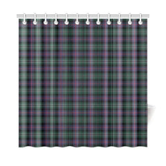 Rose Hunting Modern Tartan Plaid Shower Curtain