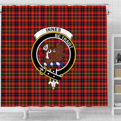 Innes Tartan Crest Shower Curtain