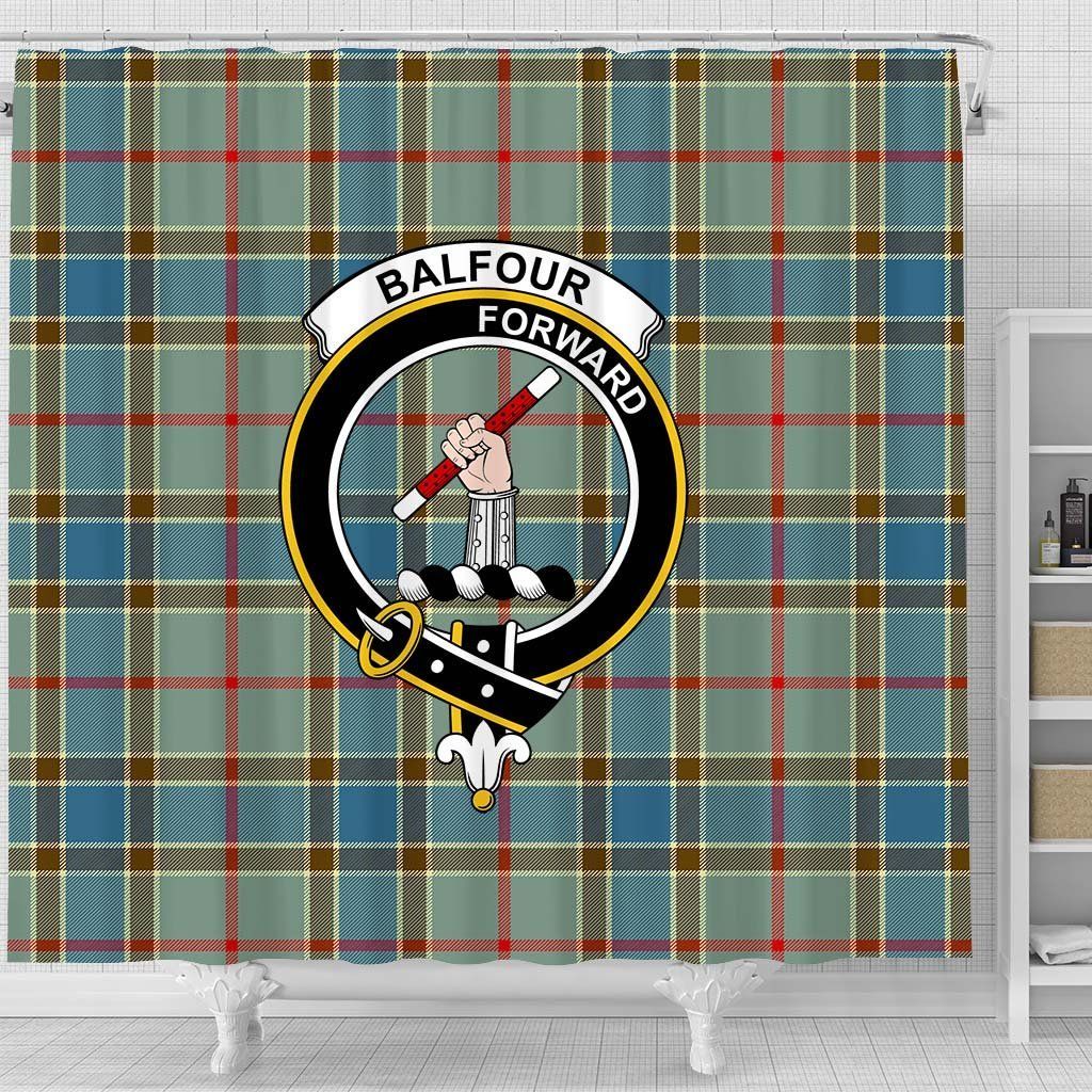 Balfour Tartan Crest Shower Curtain