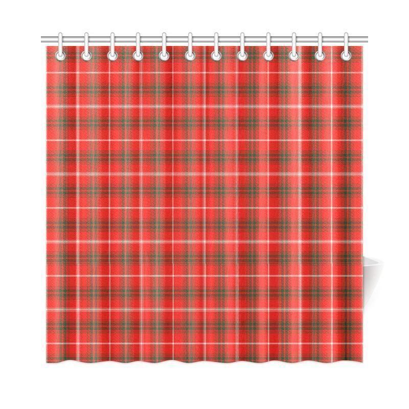 Duke Of Rothesay Modern Tartan Plaid Shower Curtain
