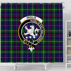 Inglis Tartan Crest Shower Curtain