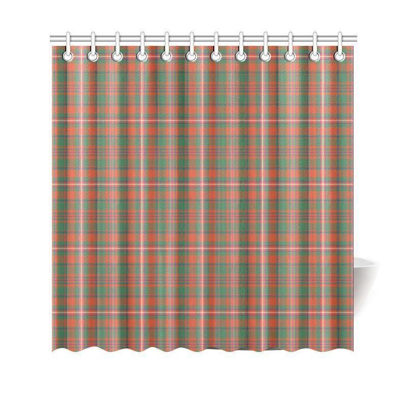 Mackinnon Ancient Tartan Plaid Shower Curtain