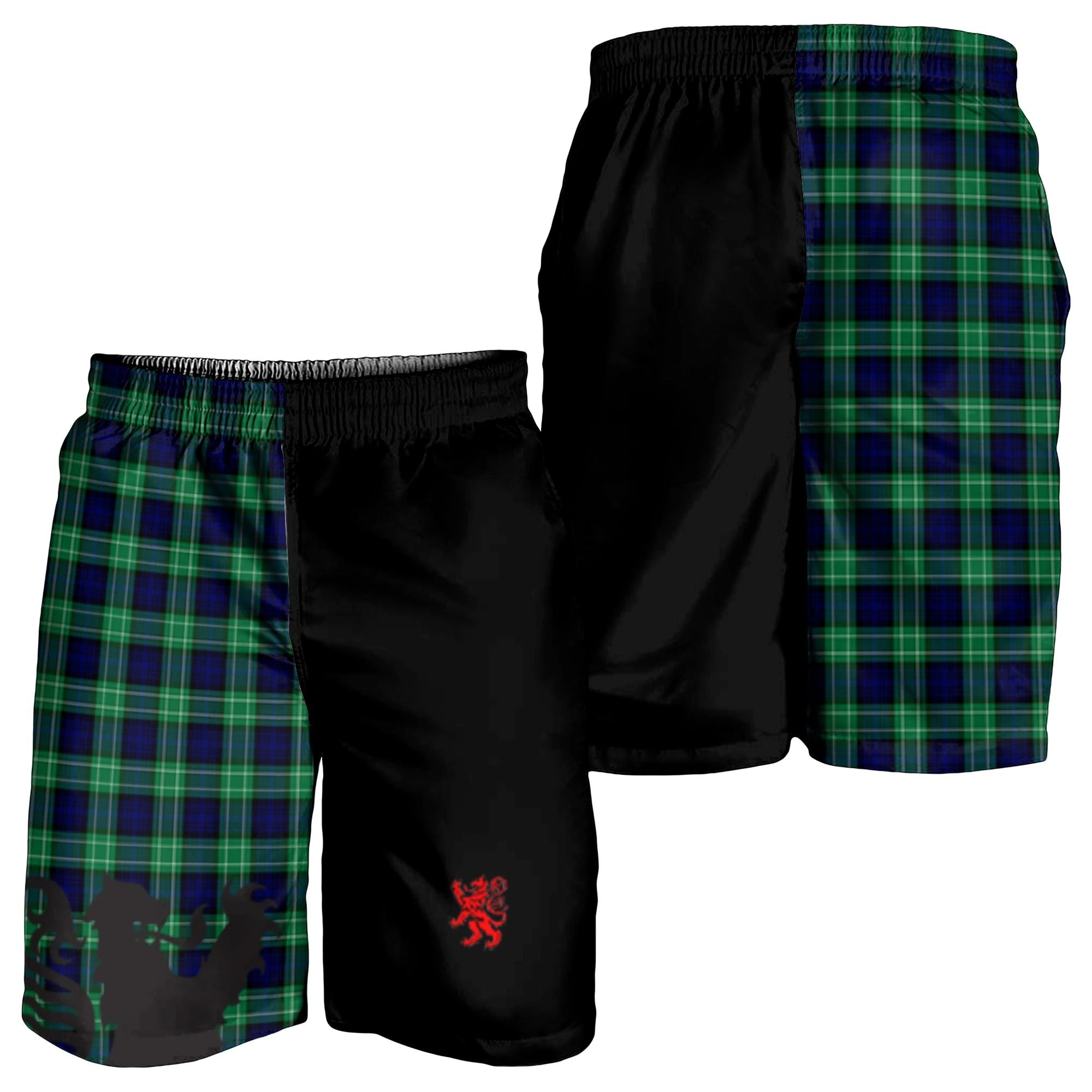Abercrombie Tartan Men Short Lion Rampant Style