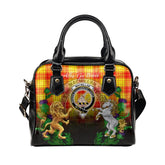 MacMillan Tartan Shoulder Handbag Lion Unicorn Thistle Style