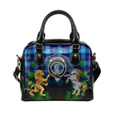 McKerrell Tartan Shoulder Handbag Lion Unicorn Thistle Style