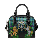 Gunn Ancient Tartan Shoulder Handbag Lion Unicorn Thistle Style