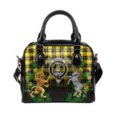 Barclay Dress Modern Tartan Shoulder Handbag Lion Unicorn Thistle Style