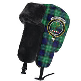 Abercrombie Tartan Trapper Hat Crest Style