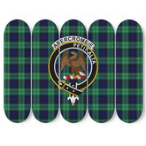 Abercrombie Tartan 5 Skateboard Wall Art Style