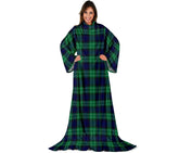 Abercrombie Tartan Sleeve Blanket