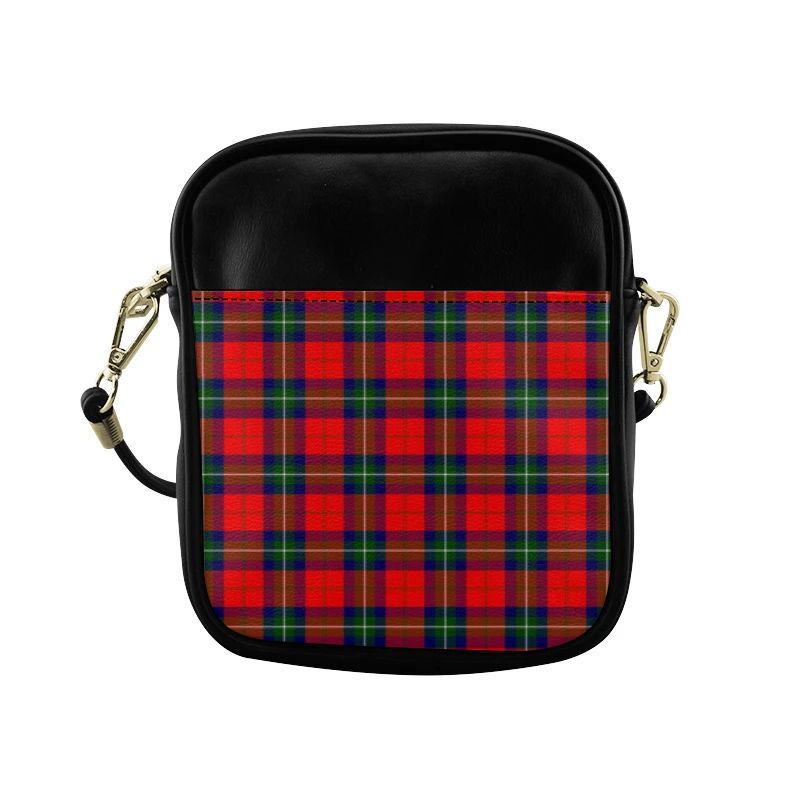 Ruthven Modern Tartan Plaid Sling Bag